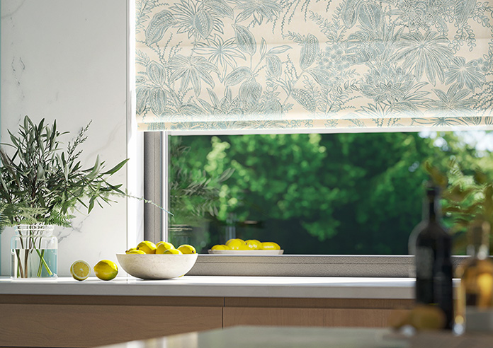 Maui, Slate - Motorised Roman Blind - Image 5